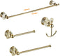 crystal bathroom hardware set,adjustable towel rack, toilet roll, main product view