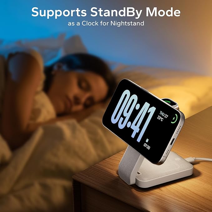 Eazpower 3 in 1 Foldable Wireless Travel Charging Station - Image 6