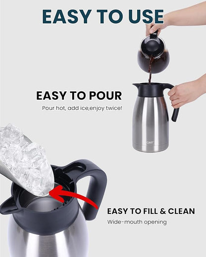 GiNT 51Oz Stainless Steel Thermal Coffee Carafe - Image 8