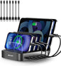 MSTJRY Charging Station for Multiple Devices : 5 Port Multi USB-A Charger by MSTJRY