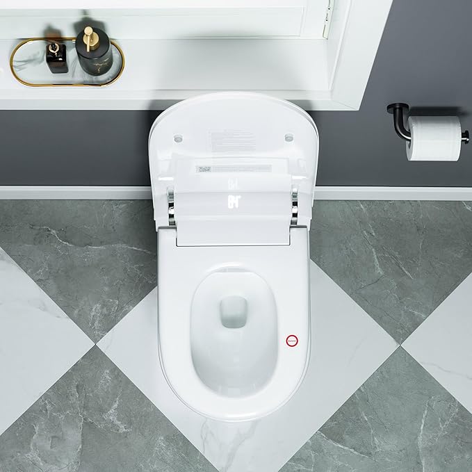 WOODBRIDGE ADA Height Smart Toilet – Auto Lid Open/Close, Foot Sensor, Zero - Image 6