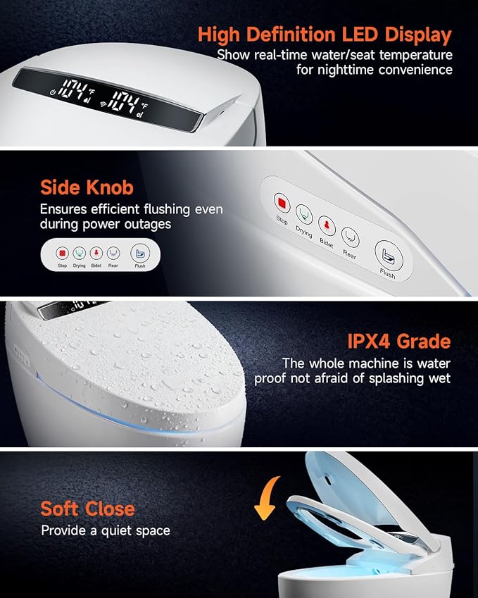 WANSID Smart Toilet, Advance Bidet - Image 8