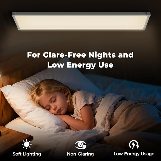 AIKVSXER 30 Pack 1x4 FT LED Flat Panel Light Surface Mount, - Image 4