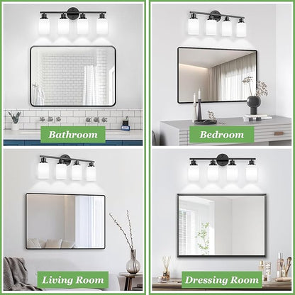 Guliaofo 4-Light Bathroom Light Fixtures, Modern Kitchen Light Fixtures Wall - Image 7
