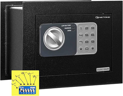 Genie Hand – Time Delay Safe, Anti Robbery Safe Box, Timed Controlled Opening – by GenieHand