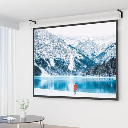 WALI Universal Projector Screen Ceiling Mount, Wall Hanging Mount L-Brackets - Image 2