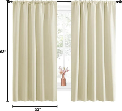 NICETOWN Blackout Curtains for Living Curtains, Room Darkening Curtains & - Image 9