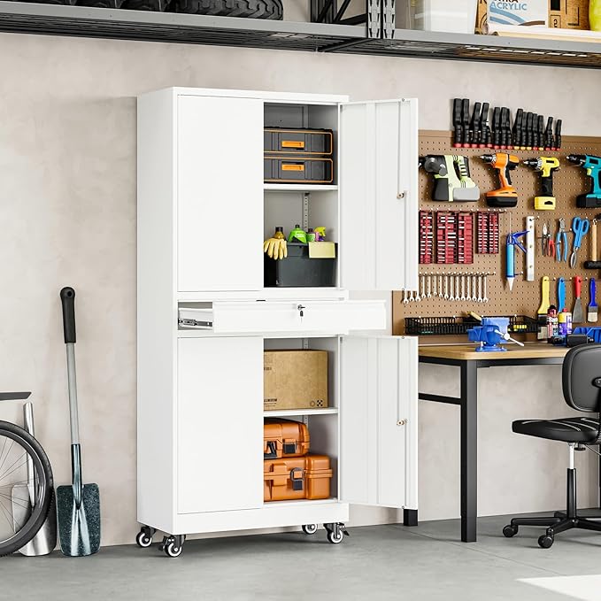 Yizosh Metal Garage Storage Cabinet - Image 6