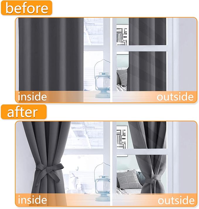 Hiasan Short Blackout Curtains for Bedroom - Image 5