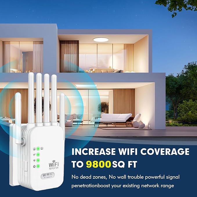 WiFi Repeater, WiFi Extender Signal Booster - Image 3