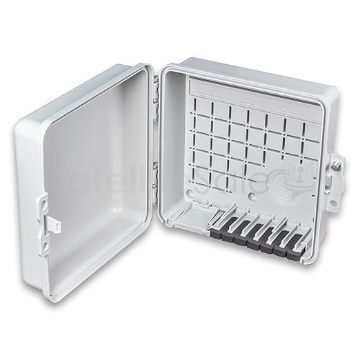 SatelliteSale Weatherproof Junction Box Heavy Duty Enclosure 9x9x4 Inches by SatelliteSale