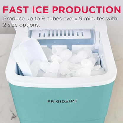 Frigidaire EFIC108-Blue Compact Ice Maker, Counter-top Portable, 26 lb per Day - Image 4