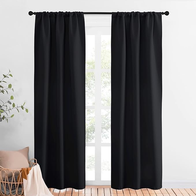 NICETOWN Black Out Curtain Panels by NICETOWN