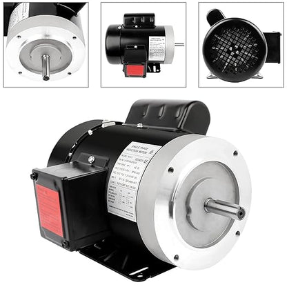 1 HP Electric Motor General Purpose Single Phase Motor 3450 RPM 115/230V - Image 3