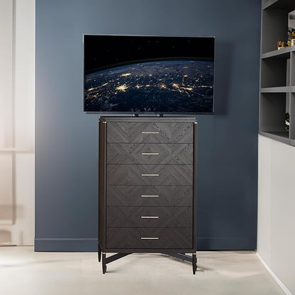 VIVO Tall TV Cart for 32 to 83 inch Screens up to 110 lbs, LCD LED OLED 4K - Image 6