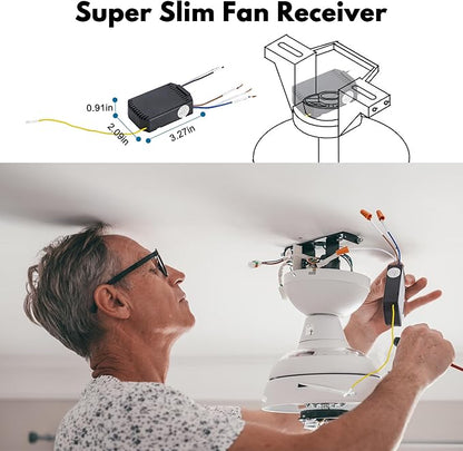 LPHUMEX Ceiling Fan Light Remote Control Kit - Image 2