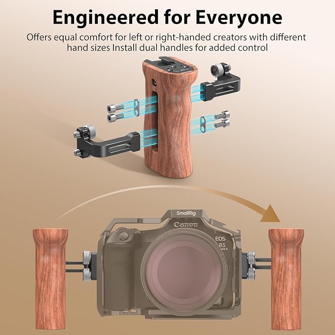 SmallRig Wooden Side Handle - Image 5