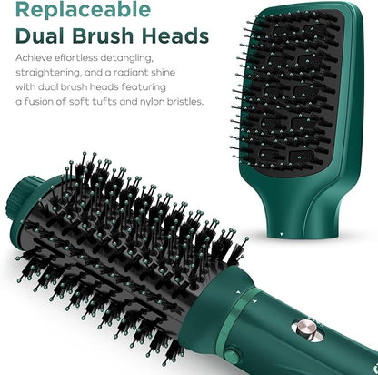 IG INGLAM Hair Dryer Brush, 4-in-1 Detachable Blow Dryer Brush, Ionic Diffuser - Image 7