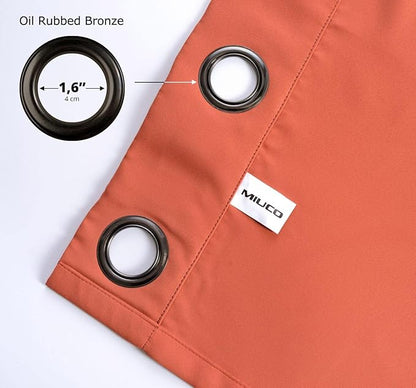 MIUCO 1 Pair Thermal Insulated Grommet 52-Inch-by-95-Inch Blackout Window - Image 7