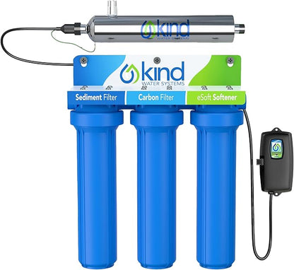E-3000UV Whole House Salt-Free Water Softener & Filter Combo by KindWater