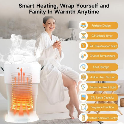 LIONROGE 27L Upgrade Foldable Towel Warmer - Image 3