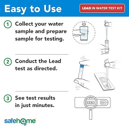 Safe Home® DIY Lead in Drinking Water Test Kit – Advanced Detection to 4 PPB – - Image 3