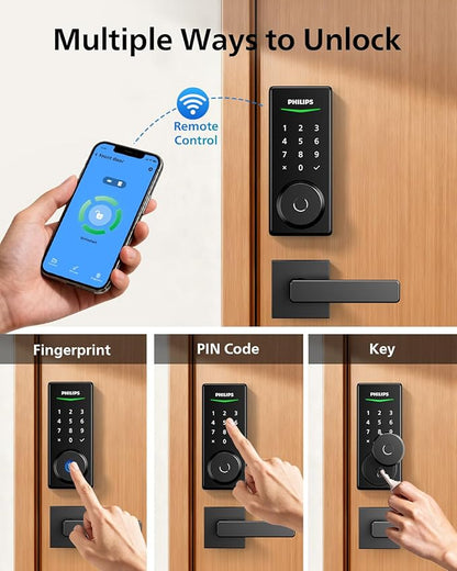 Philips Built-in WiFi Smart Lock, Keyless Entry Door Lock - Image 2
