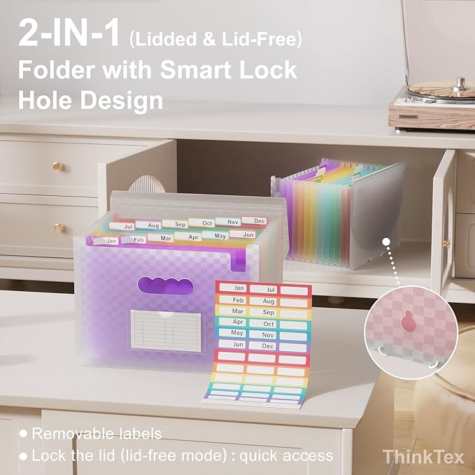 ThinkTex Accordion File Organizer, 12 - Image 4