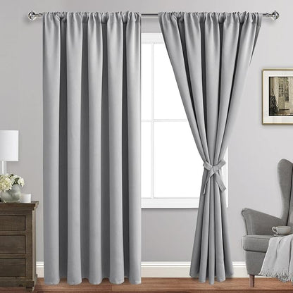 JIUZHEN Curtains for Bedroom by JIUZHEN
