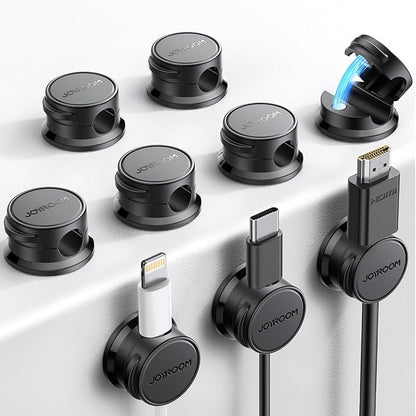 9 Pack Cable Management Cord Holder, JOYROOM Magnetic Cable Clips Adhesive Wire by JOYROOM