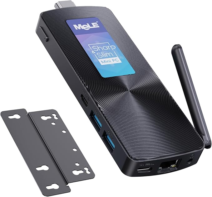 MeLE Fanless Mini PC Stick PCG02, N100 8GB 128GB Compute Stick, Micro Desktop by MeLE