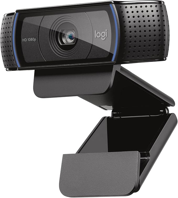 Logitech C920x HD Pro PC Webcam, Full HD 1080p/30fps Video, HD Light Correction by Logitech
