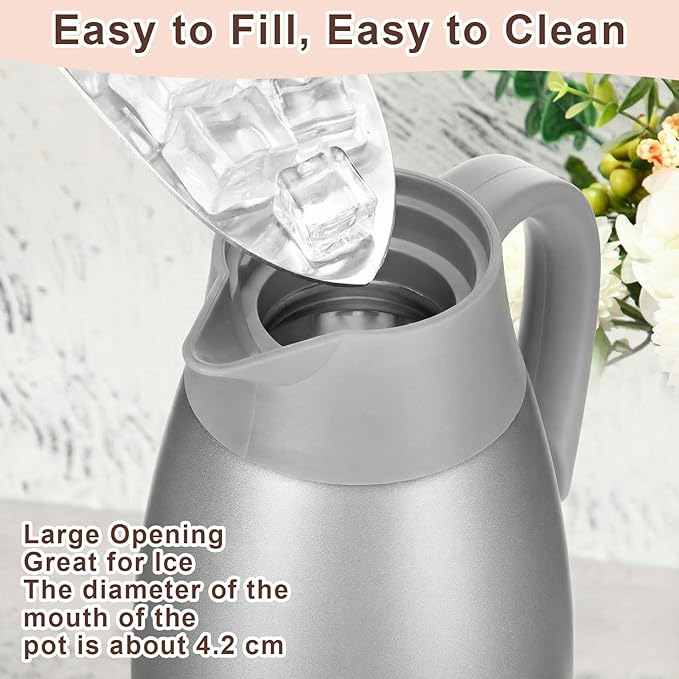 Norme 2 Pcs Thermal Coffee Carafe Insulated Stainless Steel Coffee Carafe - Image 5