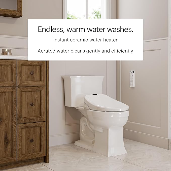 Brondell Bidet Toilet Seat S1400, Smart Toilet Seat, Dual Stainless-Steel - Image 6