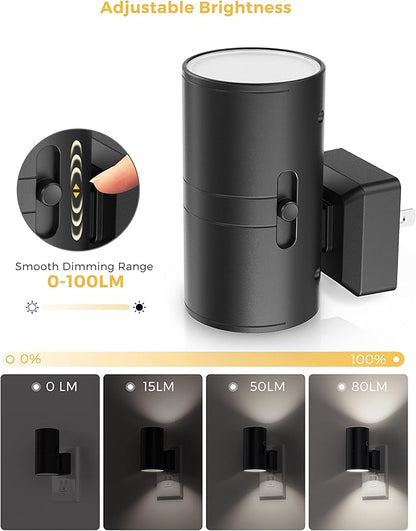 L LOHAS LED Night Light, Bright Wall Plug Night Light, 5000K Daylight White - Image 3