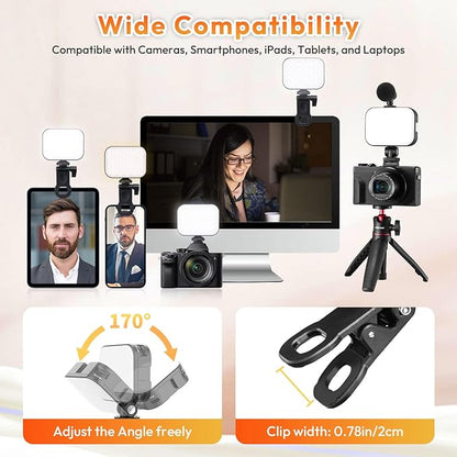 Ulanzi VL100X Selfie Light, Clip LED Light Panel - Image 3