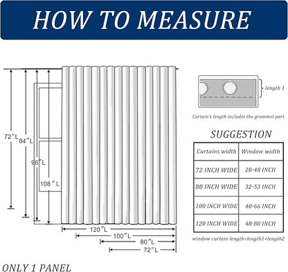 JIUZHEN Room Divider Curtains for Bedroom/Living Room, Thermal Insulated - Image 7