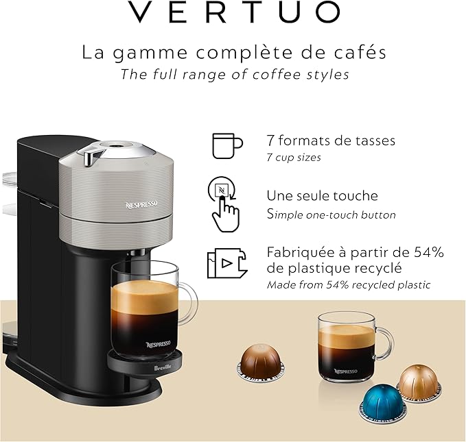 Nespresso Vertuo Next Coffee and Espresso Maker by Breville, - Image 3