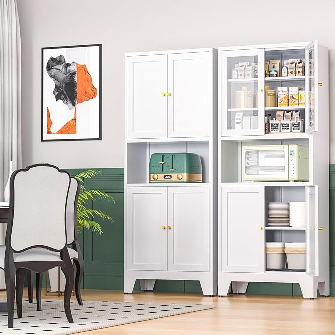 Metal Pantry Storage Cabinet - Image 2