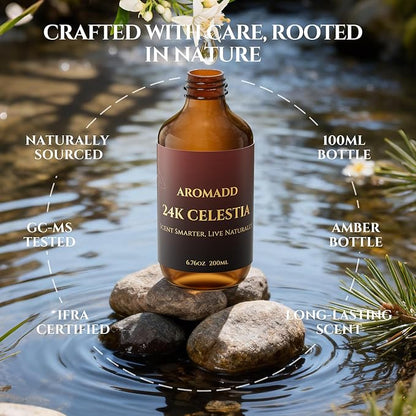 24K Celestia Diffuser Oil Inspired by Luxury Hotel Scent 6.76 Fl Oz, Aroma - Image 3