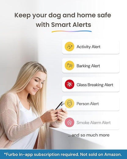 Furbo 360° Dog Camera Unlock w/Paid Plan: Home Security & Dog Safety Alerts - Image 3