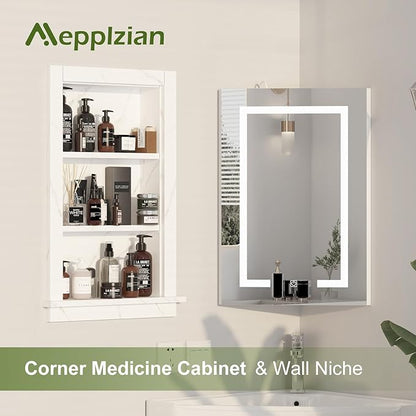 Recessed Medicine Cabinet, 14x24 Bathroom Cabinet - Image 5