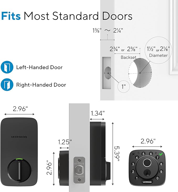 ULTRALOQ Bolt Fingerprint Smart Lock - Image 2