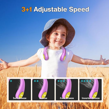Kids Neck Fan, Portable Bladeless Fans - Image 4