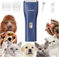 Dog Clippers, Quiet Washable USB Rechargeable Cordless Dog Grooming Kit by Tileon