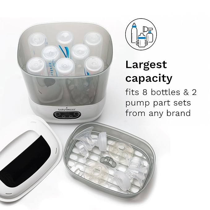Baby Brezza Bottle Sterilizer and Dryer Advanced – 33% Faster - Image 3