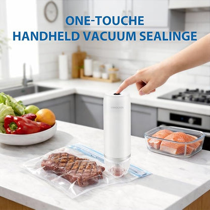 Handheld Vacuum Sealer for Food Storage, Cordless Mini Vacuum Pump - Image 2
