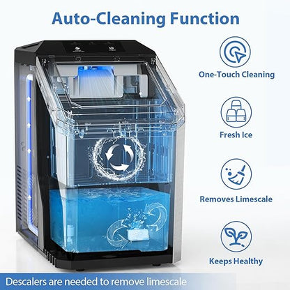 Aeitto Nugget Ice Maker Countertop, Rapid Ice Release in 5 Mins, Large Capacity - Image 7