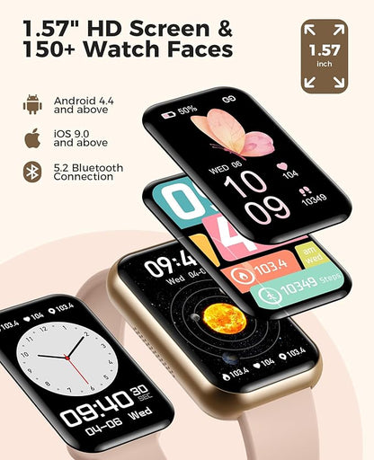Smart Watch Fitness Tracker, 24/7 Heart Rate Spo2 Blood Pressure Monitor Sleep - Image 6
