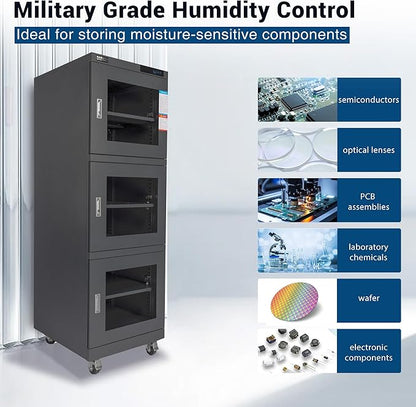 NARGON 2-40% RH 730L Electronic Dry Cabinet, ESD Desiccator Cabinet - Image 3